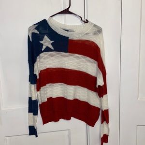 american flag sweater